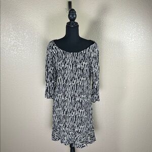 Velvet by Graham & Spencer Classic Monochrome Dress – Timeless Silhouette